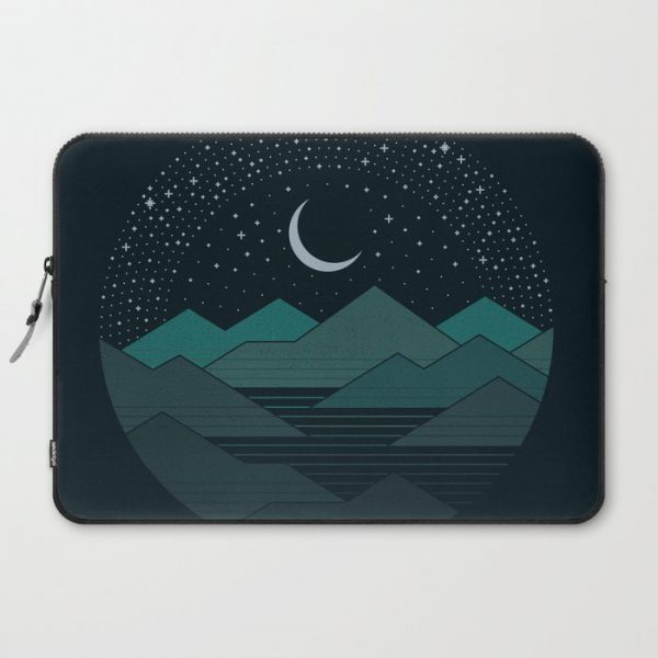 Between The Mountains And The Stars Computer Cover by The Paper Crane - Laptop Sleeve - 15"