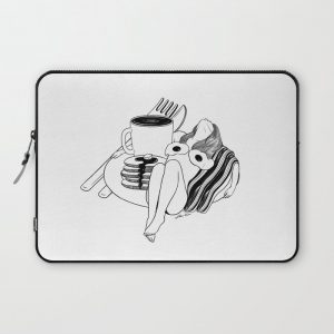 Big Breakfast Computer Cover by Henn Kim - Laptop Sleeve - 13"