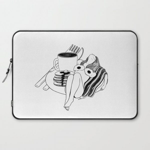 Big Breakfast Computer Cover by Henn Kim - Laptop Sleeve - 15"