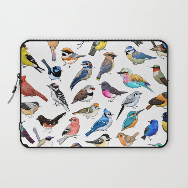 Birds Computer Cover by EmmaTompkinsArt - Laptop Sleeve - 13"