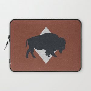 Bison & Blue Computer Cover by Zeke Tucker - Laptop Sleeve - 13"