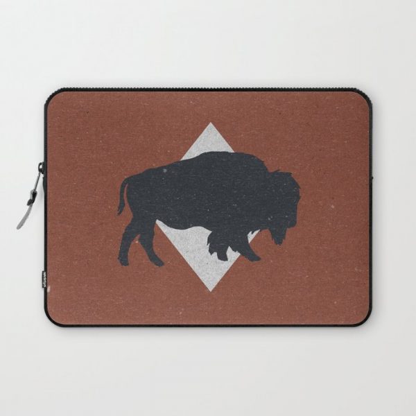 Bison & Blue Computer Cover by Zeke Tucker - Laptop Sleeve - 13"