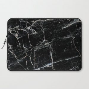 Black Marble Edition 1 Computer Cover by The Minimalist - Laptop Sleeve - 15"