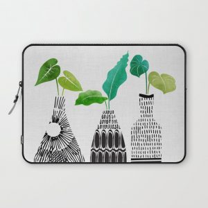 Black and White Tribal Vases Computer Cover by moderntropical - Laptop Sleeve - 13"