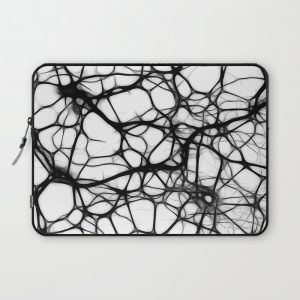 Black neurons Computer Cover by Luca - Laptop Sleeve - 13"