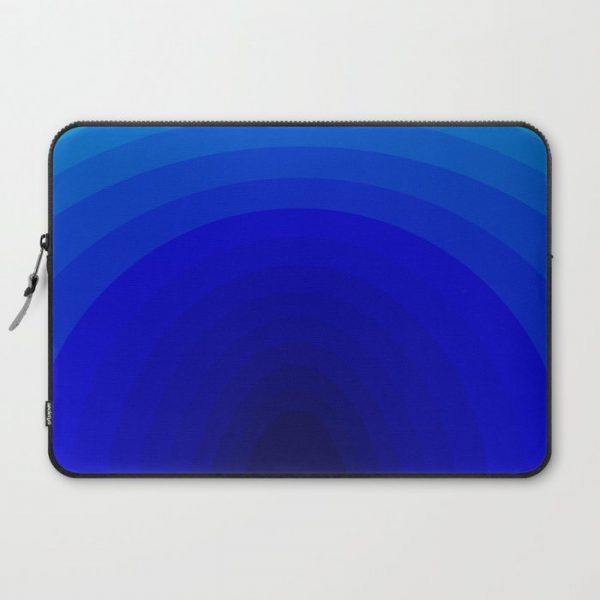 Blue Depths Computer Cover by Color Obsession - Laptop Sleeve - 15"