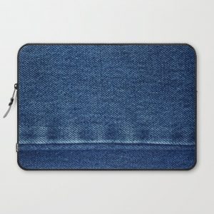 Blue Jean Texture V4 Computer Cover by NEW YORK STUDIO 202 - Laptop Sleeve - 15"