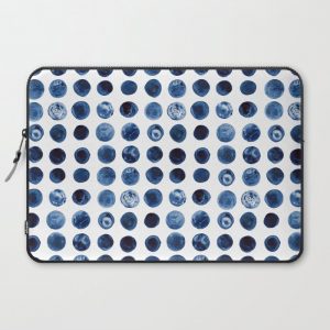 Blueberries | Watercolour Pattern Computer Cover by Kris Kivu - Laptop Sleeve - 15"