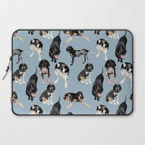 Bluetick Coonhounds Computer Cover by Teri Martin - Laptop Sleeve - 15"