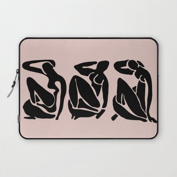 Blush Black Matisse Computer Cover by hyggenok - Laptop Sleeve - 13"