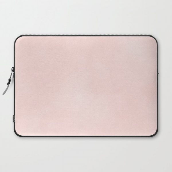 Blush Pink Coral Computer Cover by Beautiful Homes - Laptop Sleeve - 15"