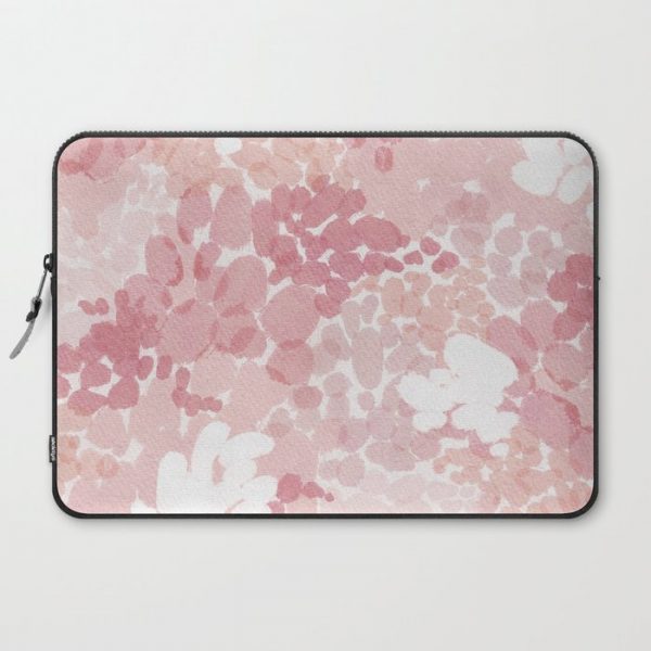 Blushing Petals Computer Cover by Stylish & Co - Laptop Sleeve - 15"