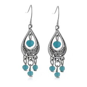 Bohemian Teardrop Beads Hook Earrings