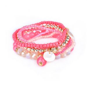 Bohemian Women Bracelet Crystal Beads Multilayer Bracelet