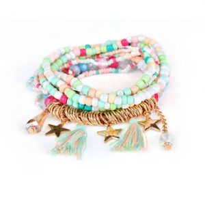 Bohemian Women's Bracelet Tassel Star Crystal Bracelet