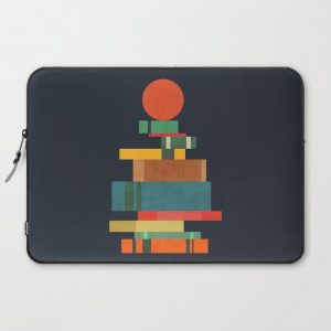 Book stack with a ball Computer Cover by Picomodi - Laptop Sleeve - 15"