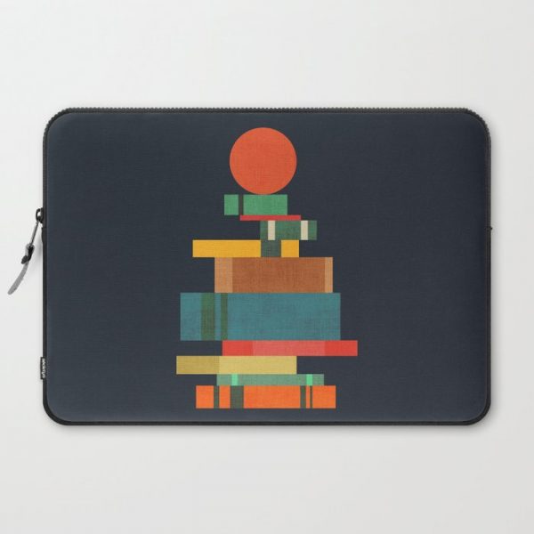 Book stack with a ball Computer Cover by Picomodi - Laptop Sleeve - 15"