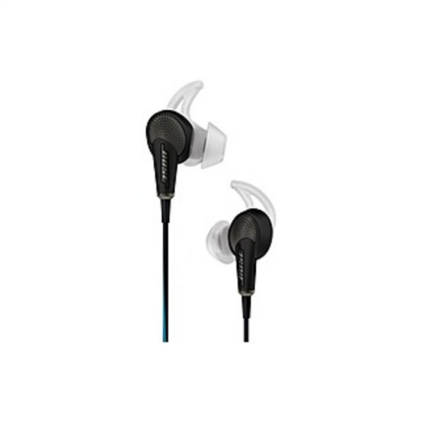 Bose QuietComfort 20 Acoustic Noise Cancelling Headphones Apple Devices - Stereo - Mini-phone - Wired - Earbud - Binaural - In-ear - 4.33 ft Cable - N