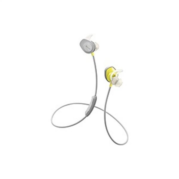 Bose SoundSport Wireless Headphones - Stereo - Wireless - Bluetooth - 29.5 ft - Earbud, Behind-the-neck - Binaural - In-ear - Citron