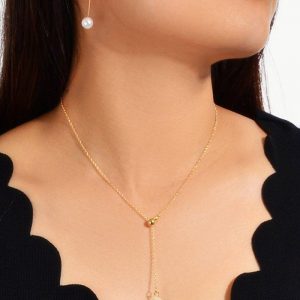 Brief Artificial Pearl Pendant Jewelry Set