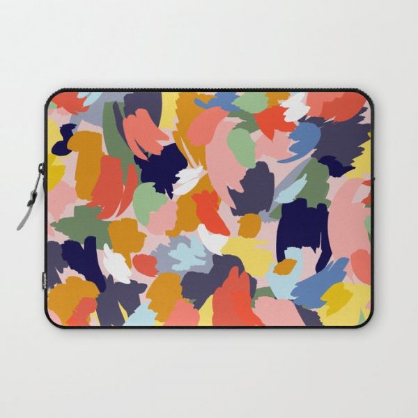 Bright Paint Blobs Computer Cover by nwd_art - Laptop Sleeve - 13"