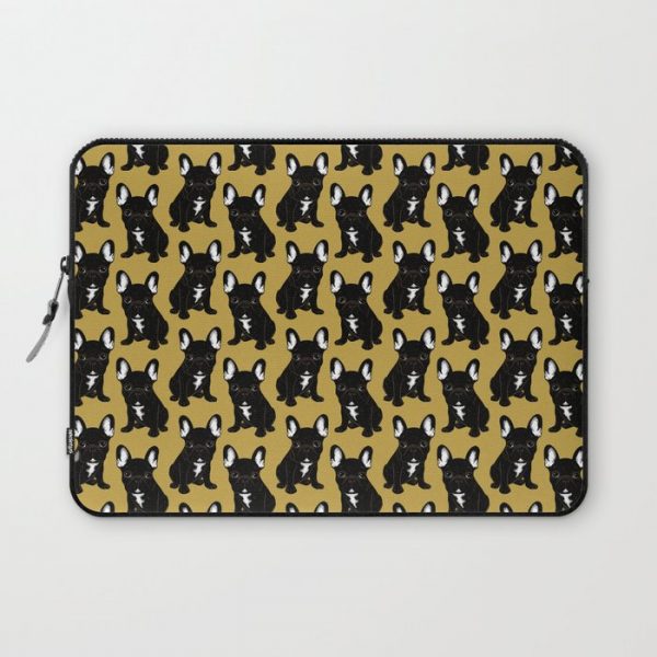 Brindle French Bulldog Computer Cover by Chee Sim - Laptop Sleeve - 13"