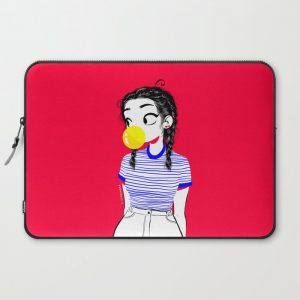 Bubblegum Computer Cover by Cassandra Calin - Laptop Sleeve - 15"