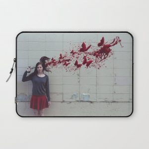 Bullet With Butterfly Wings Computer Cover by Stolen Innocence Photography - Laptop Sleeve - 13"