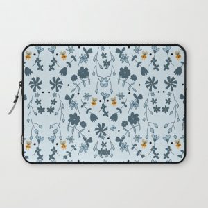 Bumbling and Busy Computer Cover by fernbyinthegarden - Laptop Sleeve - 13"