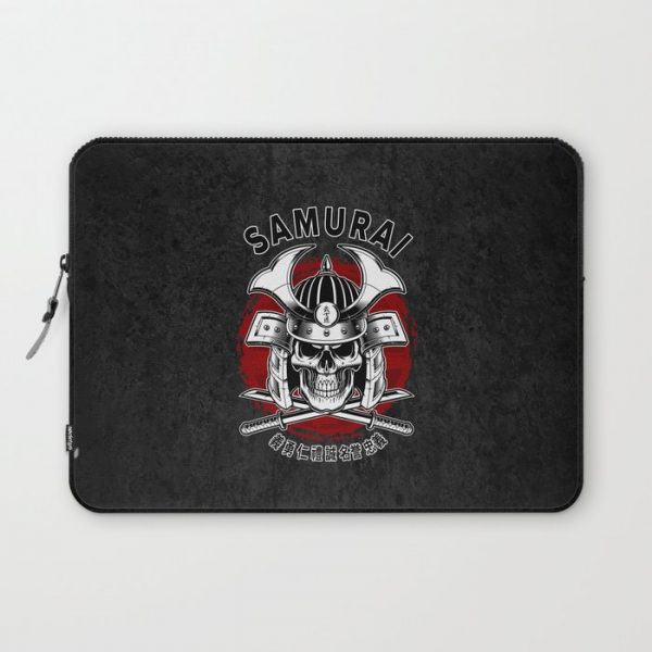 Bushido Samurai Skull Computer Cover by JuyoDesign - Laptop Sleeve - 13"