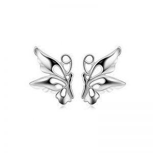 Butterfly Hollowed Stud Earrings