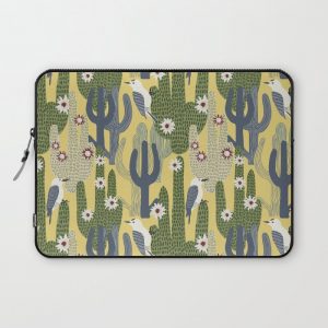 Cactus Wrens Computer Cover by Gyaneshwari Dave | Pineconedream - Laptop Sleeve - 13"