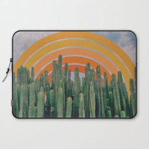 Cactus and Rainbow Computer Cover by Alisa Galitsyna - Laptop Sleeve - 15"