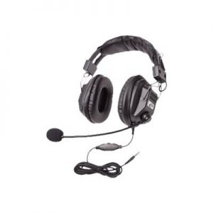 Califone International 3068MT 3068-style headset with boom mic 6' straight cord inline volume control single 3.5mm 4-pin plug