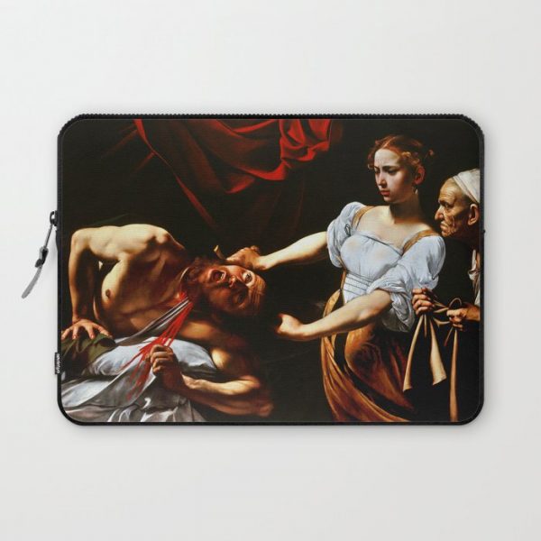 Caravaggio Judith Beheading Holofernes Computer Cover by PDPress - Laptop Sleeve - 13"