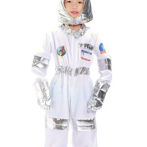 Carnival Children Cosplay Hood Jumpsuit Polyester Set Kids Astronaut Cosplay Costumes