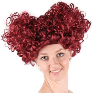 Carnival Costume Wig Queen Of Hearts Spiral Curl Costume Accessory