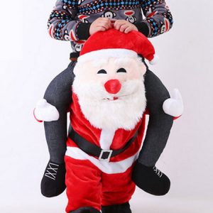 Carry Me Santa Clause Costume Halloween Christmas Piggyback Unisex Adults Flannel Funny Oktoberfest Ride On Costumes