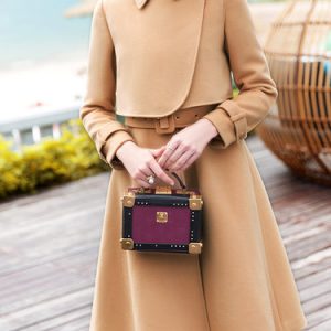 Casual Plain Long Sleeve Simple Coat with Belt