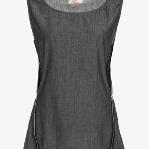 Casual Sleeveless Crew Neck Plain Cotton Tanks