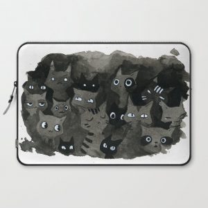 Cats in the Dark Computer Cover by Audra Furuichi - Laptop Sleeve - 15"