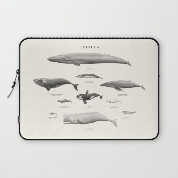 Cetacea Computer Cover by Sam Lyne - Laptop Sleeve - 13"