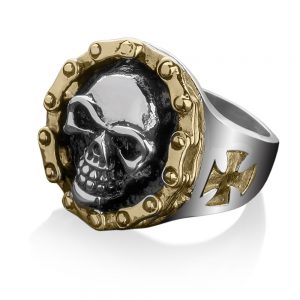 Chain Link Collection - Skull Ring