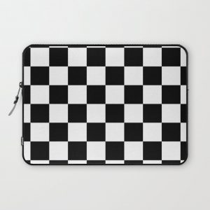 Checkered Pattern: Black & White Computer Cover by 13 Tactical - Laptop Sleeve - 13"