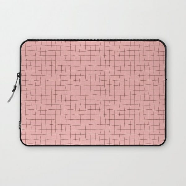 Cheesecloth - Pink-Chocolate Computer Cover by Esuron Designs - Laptop Sleeve - 13"