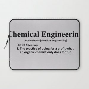 Chemical Engineering Computer Cover by Rhodium Clothing - Laptop Sleeve - 13"