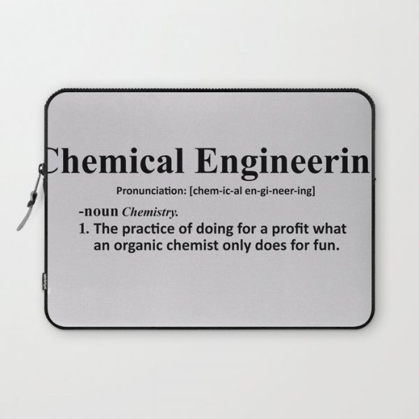 Chemical Engineering Computer Cover by Rhodium Clothing - Laptop Sleeve - 13"