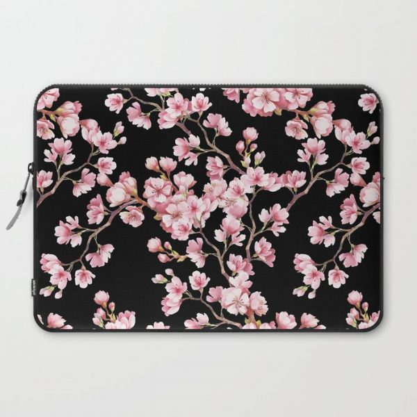 Cherry blossom Computer Cover by Luke Dwyer Design - Laptop Sleeve - 15"