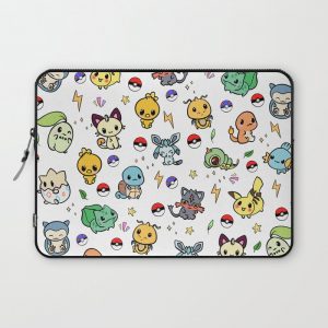 Chibi Kawaii poke characters Computer Cover by artbybee7 - Laptop Sleeve - 13"