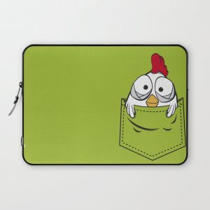 Chicken in pocket Computer Cover by Fairytale ink - Laptop Sleeve - 13"